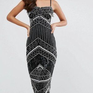 Black Embellished Dress